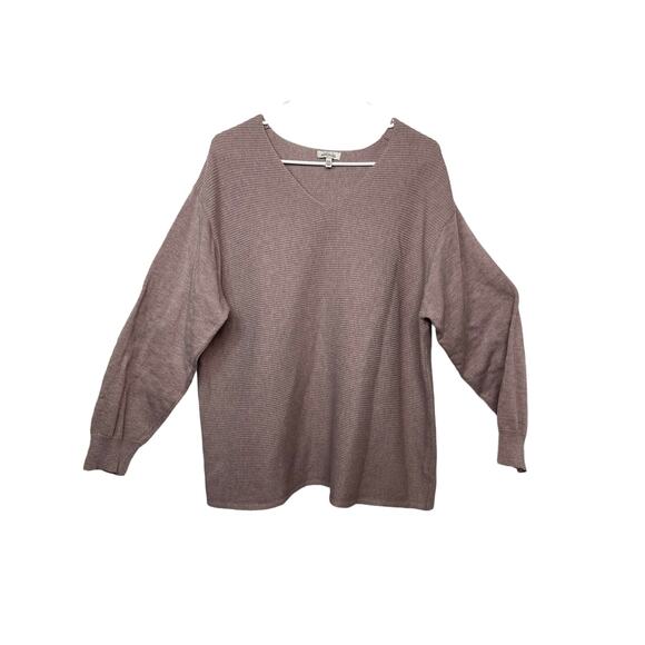Ella Moss top knit shirt sweater women's 2xl xxl violet purple boho bohemian - Picture 1 of 14